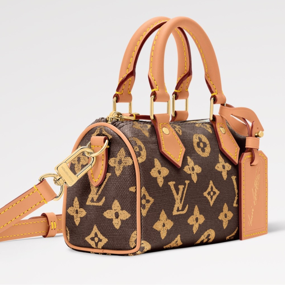NIB Louis Vuitton 130 year Anniversary Monogram Brown Nano Speedy - Picture 2 of 10